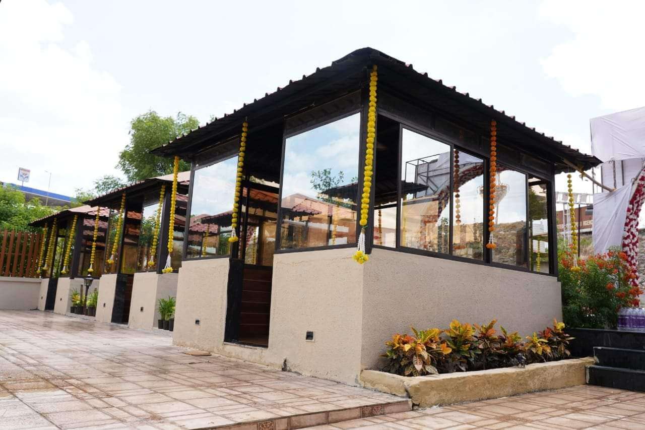Restaurant reception area